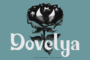 Dovelya - Vintage Display Serif, a Serif Font by ashenterprise (Thumbnail 1 of 10)
