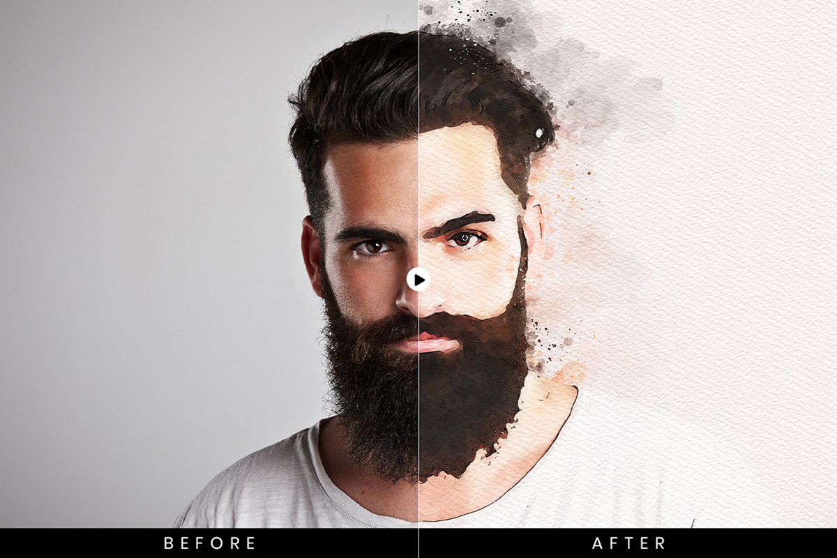 Vivid Paint Watercolor Ps Action, an Action Add-On by ridvanpars (Photo 9 of 10)