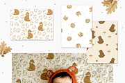 Warm Autumn baby collection, an Animal Illustration by polikarpovaart (Thumbnail 7 of 14)