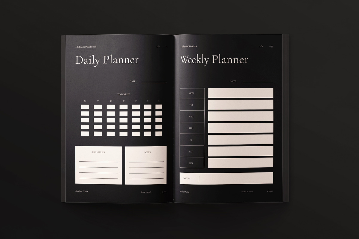 Editorial Workbook Design Template, a Magazine Template by ArtisanaAura (Photo 12 of 20)