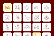 Delivery HandDrawn Doodles Bundle, an Outline Icon by Vectors Market (Thumbnail 9 of 11)