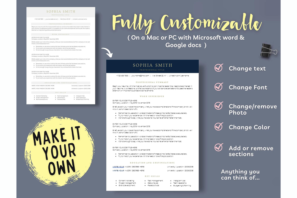 Tech resume | ATS Friendly Resume, a Resume Template by Climbwithelevator (Photo 10 of 12)