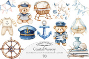 Coastal Nursery Clipart, an Illustration by Design Market (Thumbnail 1 of 5)