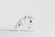 Black & White Mockups - Pump Bottles, a Packaging Mockup by pmvch (Thumbnail 75 of 160)