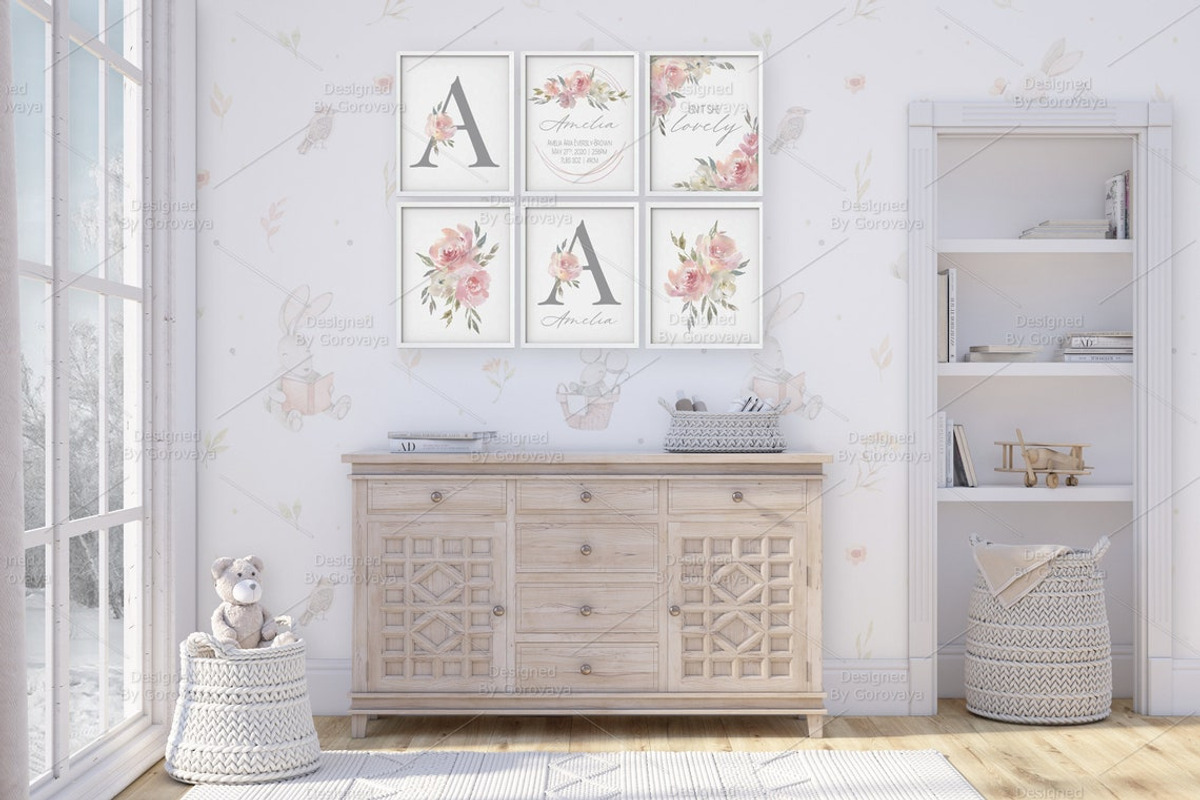 Interior Mockup, Nursery Mockup, a Household Mockup by Designed By Gorovaya (Photo 6 of 8)