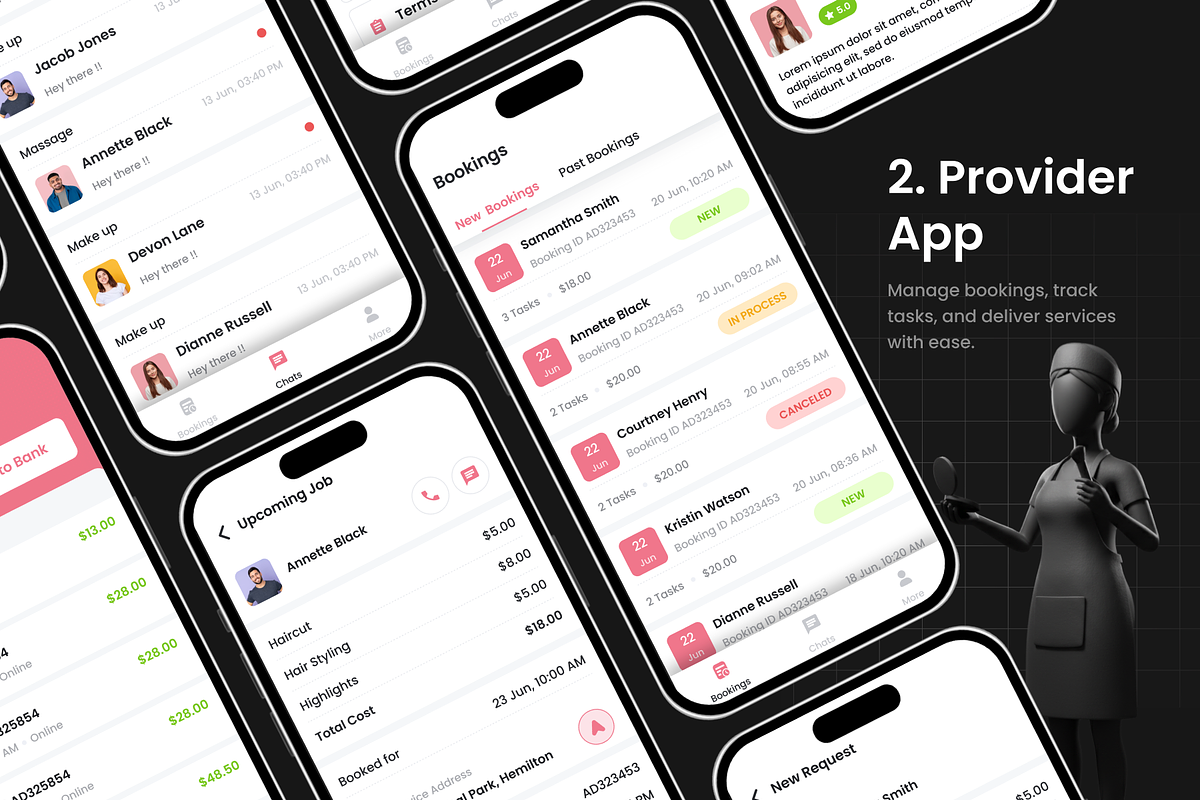 Salon Appointment App | Makeover preview 3