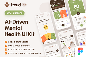 Freud UI Kit: AI Mental Health App