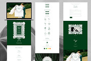 Squarespace Green Wedding Website, a Squarespace Template by Sofia Designs (Thumbnail 2 of 5)