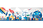 15 Vector World Illustrations, a Person Illustration by Hurcastock! (Thumbnail 2 of 16)