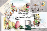 Series of streets with people, a Food Illustration by Laifalight (Thumbnail 1 of 5)