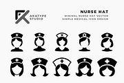 Nurse Hat Vector Icon, an Icon by Akatype Studio (Thumbnail 1 of 3)