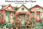 Watercolor Boho Summer Clipart, an Illustration by Designworld (Thumbnail 1 of 8)