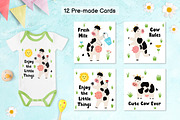 Moo Collection - Clipart & Patterns, an Animal Illustration by Gulnara Sabirova (Thumbnail 8 of 12)