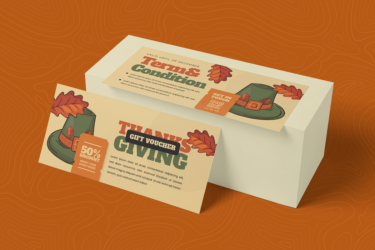 Thanks Giving Gift Voucher, a Print Template by Esensifiksi.studio (Photo 2 of 2)