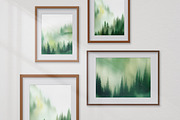 Foggy Forest Watercolor Set, an Illustration by AlineArtStore (Thumbnail 4 of 13)