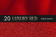Luxury Red Digital Paper Pack, a Texture Graphic by Business Chic (Thumbnail 2 of 5)