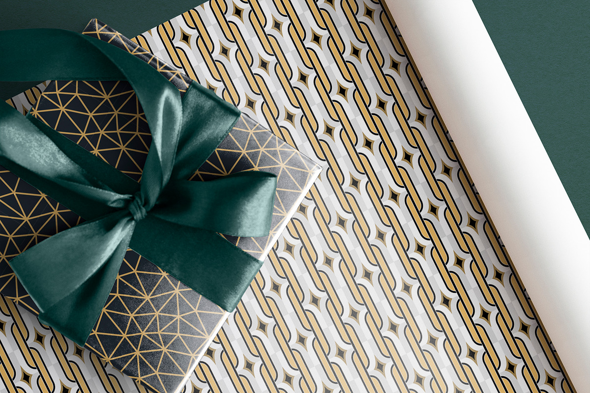 ART DECO Pattern Golden Collection, a Pattern Graphic by LoveDesignShop (Photo 2 of 7)