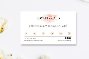 Hairstylist Loyalty / Reward Cards