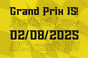 Amang Racing | Bold Racing Font, a Font by Denustudios (Thumbnail 2 of 12)