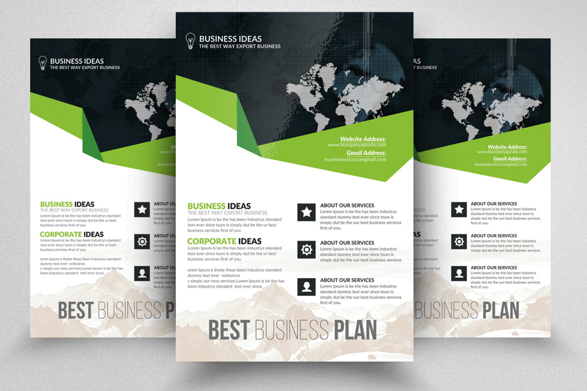 100 Business Flyers Mega Bundle, a Flyer Template by Design Up (Photo 30 of 100)