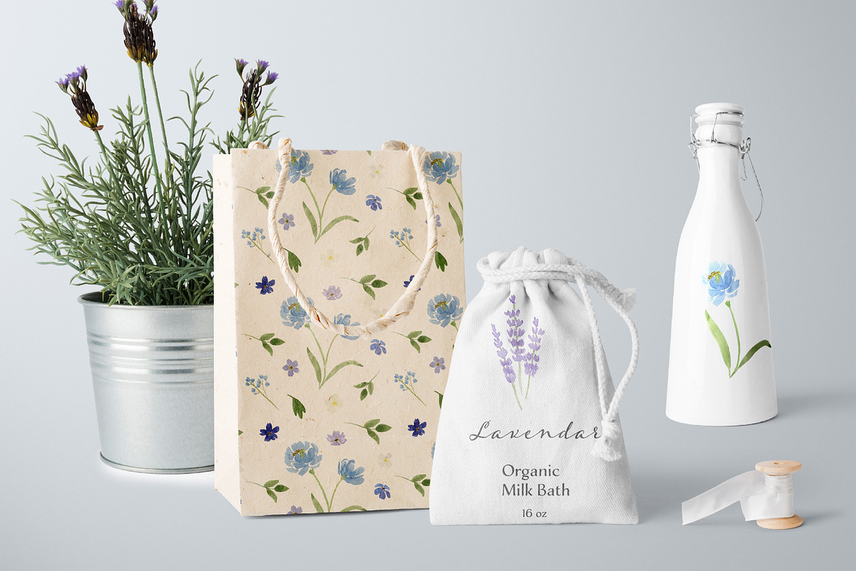 Summer Breeze Floral Graphics, an Illustration by Doris Jetz (Photo 7 of 8)