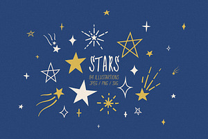 84 Stars Illustrations