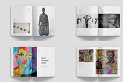 A5 Art Exhibition Catalog, a Magazine Template by Bookrak Graphic Design (Thumbnail 9 of 12)