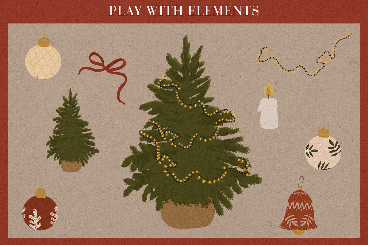 Christmas Story Abstract Art, a Decorative Illustration by Miracles Everywhere (Photo 5 of 9)