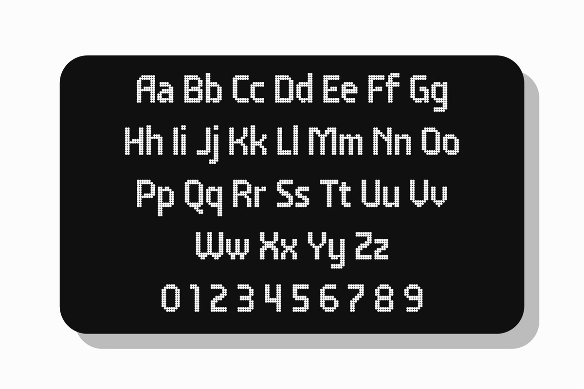 SS Dotshift - Dot and Pixel, a Sans Serif Font by Typocracy Studio (Photo 2 of 13)