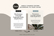 Elegant Instagram Set Canva, a Social Media Template by The Blog Creative (Thumbnail 6 of 8)