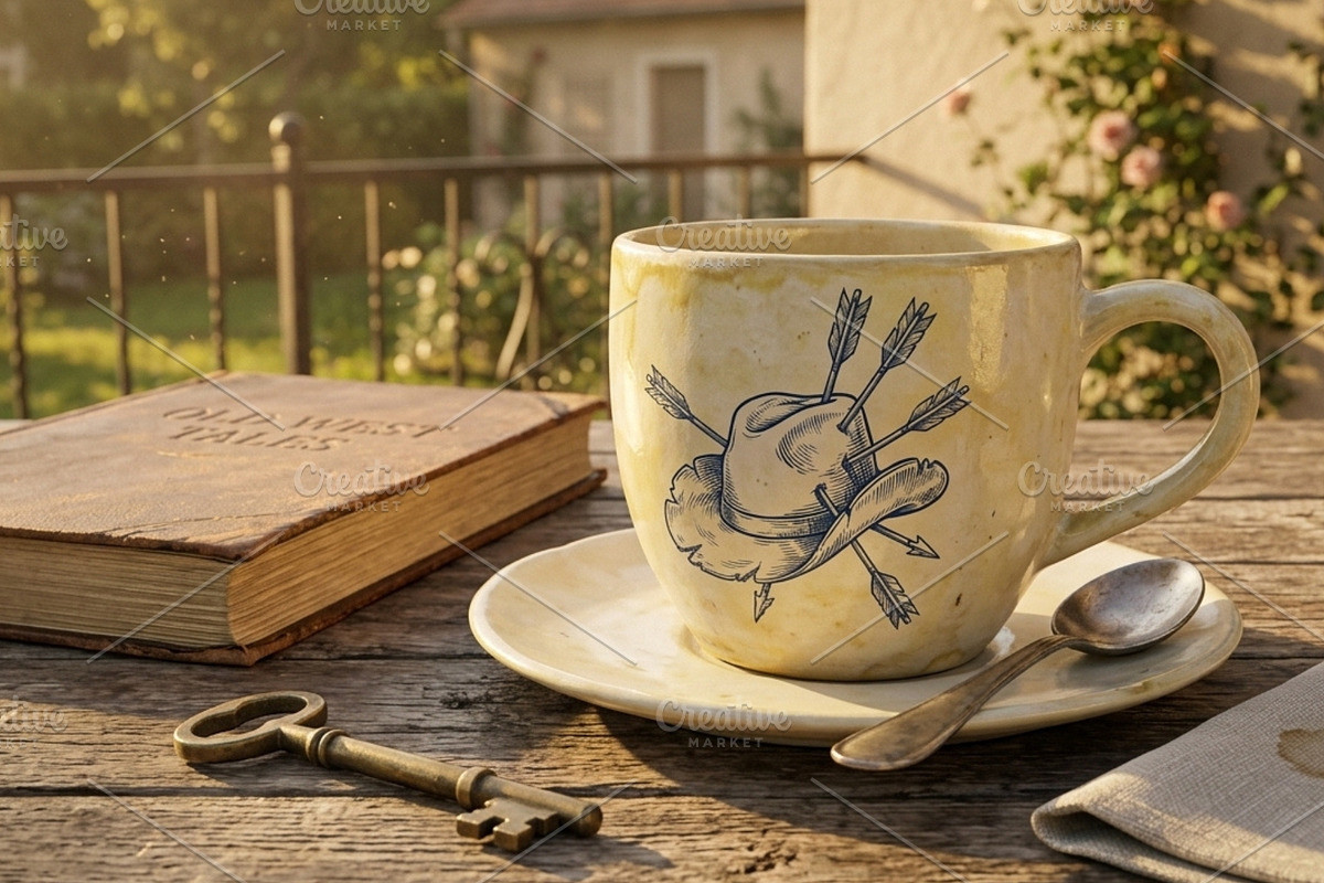 Old cowboy hat hit arrows, an Object Illustration by Vectorlina (Photo 5 of 5)