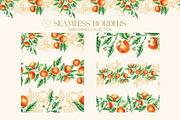 Tangerines Watercolor collection, a Decorative Illustration by SashaKondr (Thumbnail 13 of 14)