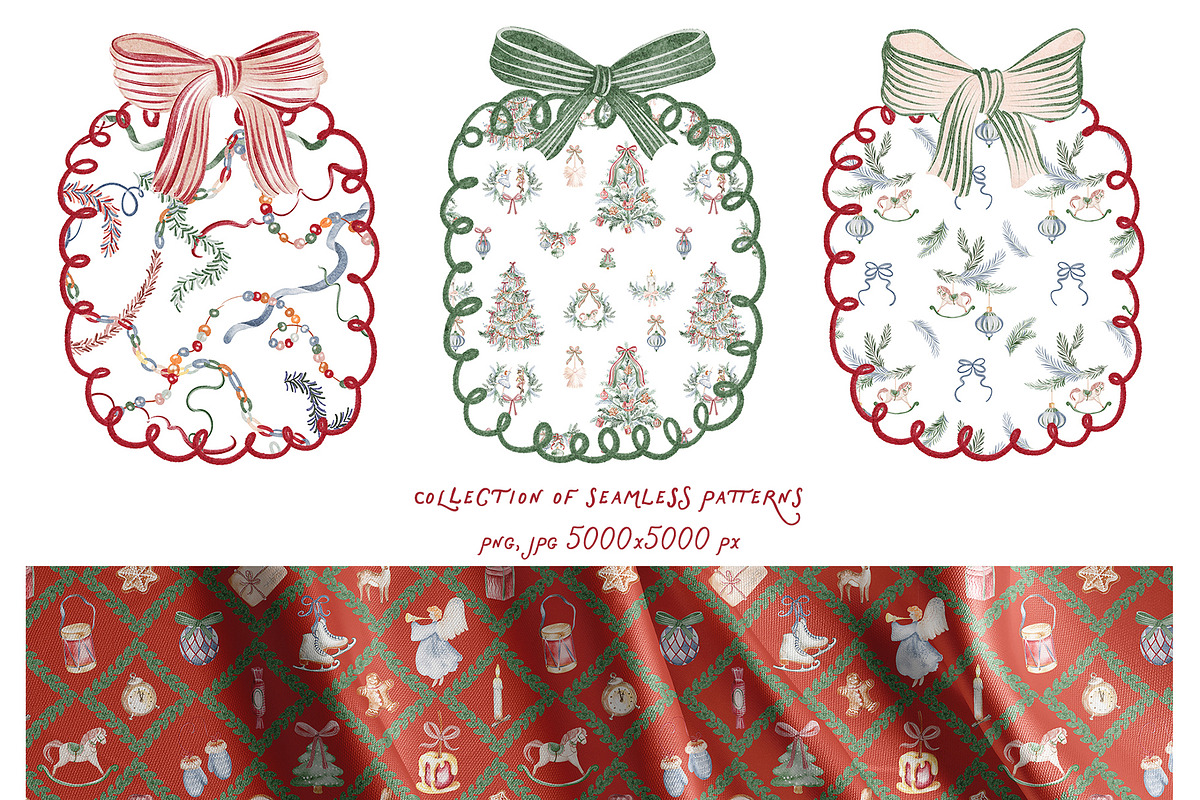 Christmas Joy Watercolor Collection, an Object Graphic by LenArt (Photo 14 of 16)