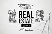 50 Real Estate Icons, Property, City, an Outline Icon by Hatch Design Workshop (Thumbnail 9 of 9)