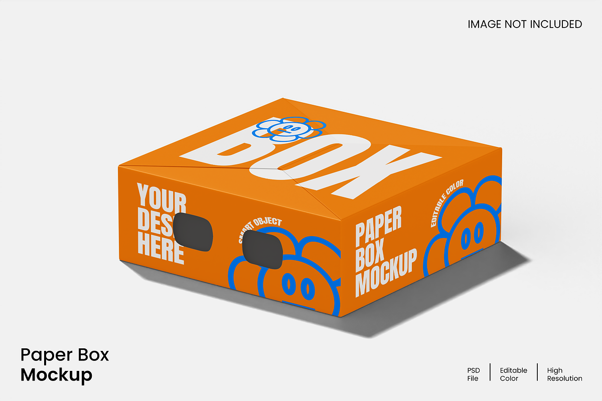 Paper Box Mockup, a Packaging Mockup by Unerispace