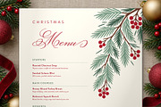 Elegant Christmas Menu Template, a Flyer Template by BrandPacks (Thumbnail 4 of 6)