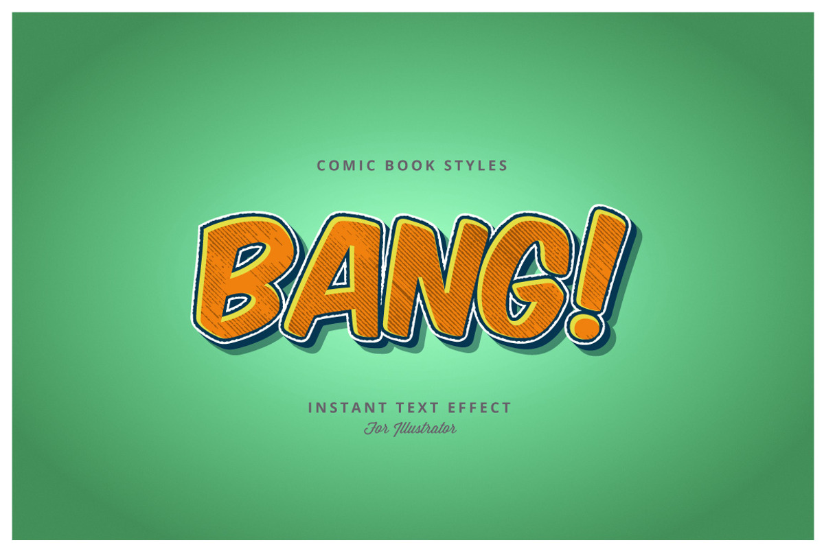Comic and Cartoon Text Effects (AI), a Layer Style Add-On by Vector Galore (Photo 4 of 11)