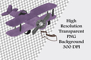 Watercolor Airplane Clipart Set, a Transportation Illustration by CropUp Creative (Thumbnail 3 of 4)