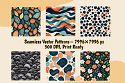 6 Seamless Patterns – Print Ready, a Pattern Graphic by Print Haven (Thumbnail 1 of 7)