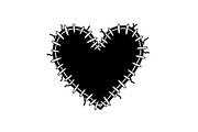 Stitched Heart Silhouette Vector Bun, an Illustration by Designs_River (Thumbnail 36 of 41)