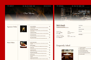 Restaurant Website Figma Template, an UI Kit Template by Rozepaars Design (Thumbnail 4 of 4)