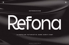 Refona - Futuristic Sans Serif Font