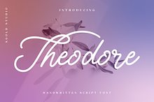 Theodore - Handwritten Script font
