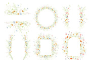 Watercolor AIRY WILDFLOWER Clipart, a Decorative Illustration by Beigetime (Thumbnail 11 of 16)