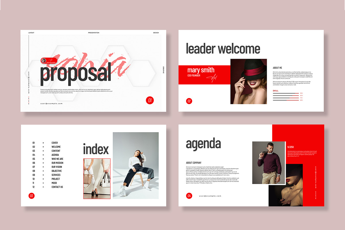 Sonia Proposal Presentation Template preview 2