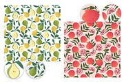 Hand drawn fruit Seamless pattern, a Pattern Graphic by CreativeChristiana (Thumbnail 9 of 12)