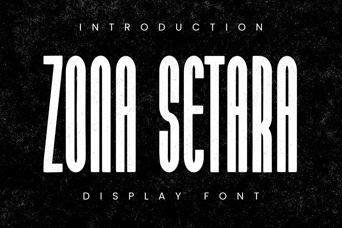 ZONA SETARA - Display Font, a Sans Serif Font by ENATIVE (Photo 1 of 6)