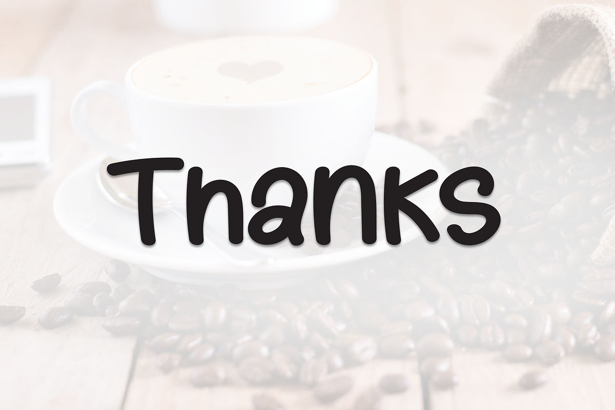 Coffee | Script Font, a Script Font by Scratchones (Photo 9 of 9)