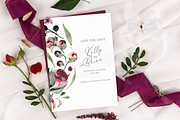 Plum & Berries 6 Piece Wedding Suite, an Invitation Template by R Whitehurst Design (Thumbnail 4 of 5)