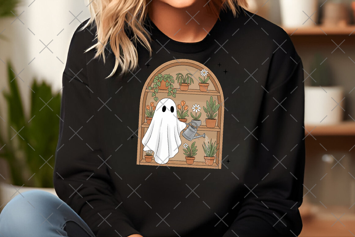 Cute Ghost Plant Lover Png, an Illustration by Craft Nest (Photo 5 of 6)